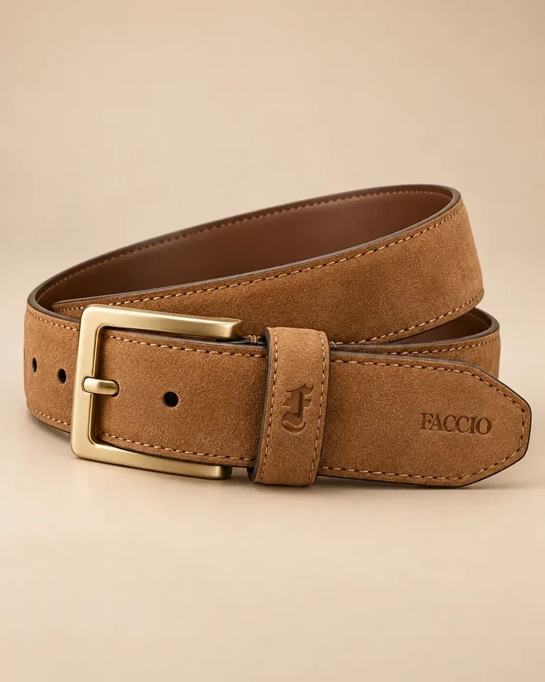 Faccio Men's Suede Belt