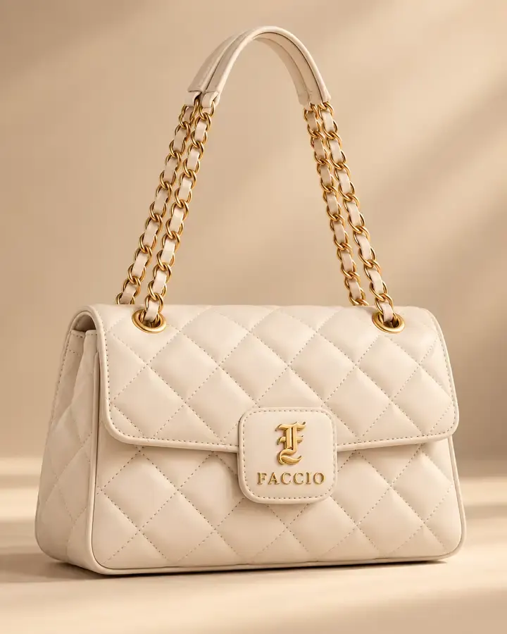 Faccio Women's Quilted Chain Handbag