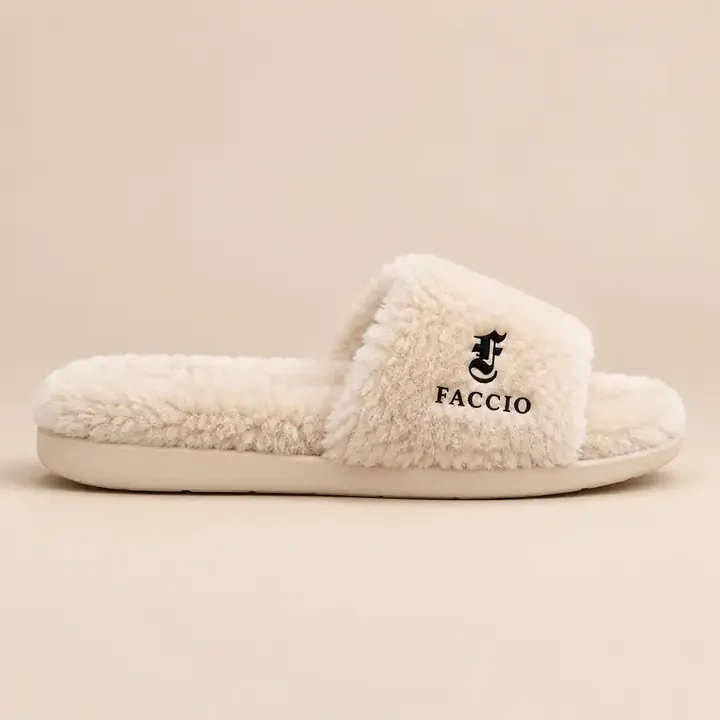 Faccio Women's Plush Slide Slipper
