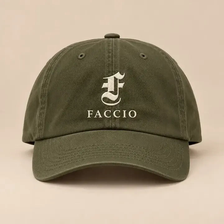 Faccio Men's Washed Dad Cap
