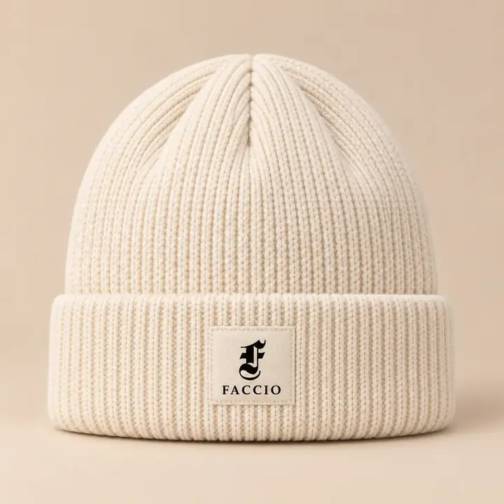 Faccio Women's Ribbed Knit Beanie