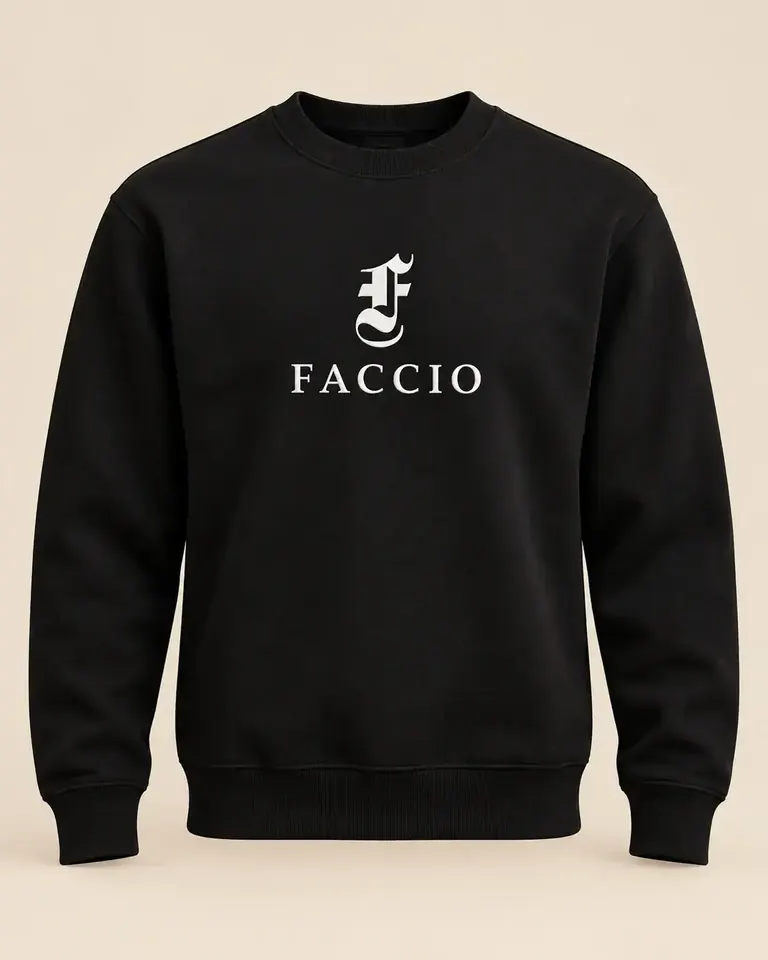 Faccio Men's Signature Crewneck Sweatshirt
