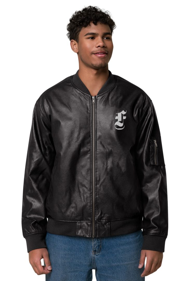Leather Bomber Jacket