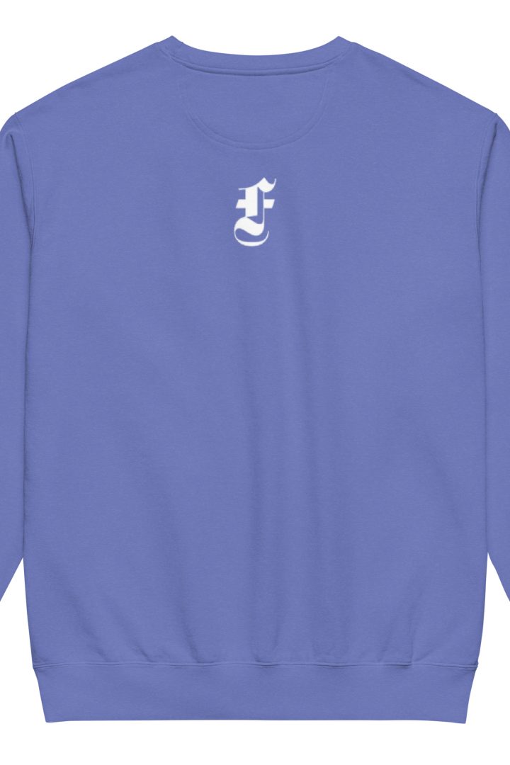 Unisex garment-dyed sweatshirt